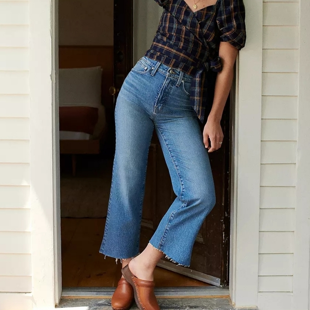 Madewell Wide Leg Crop Jean sz 28